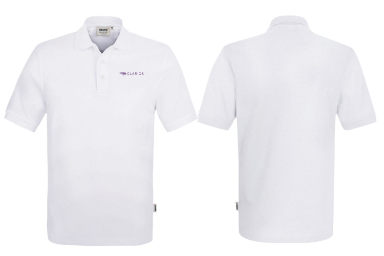 Bild von Herren Poloshirt Classic, Farbe: schwarz und weiß